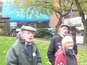 Shirley Johnson (right) from Birkenhead C.N.D.