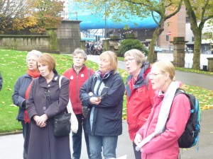 Wallsey C.N.D.'s Barbara Hardcastle (centre)