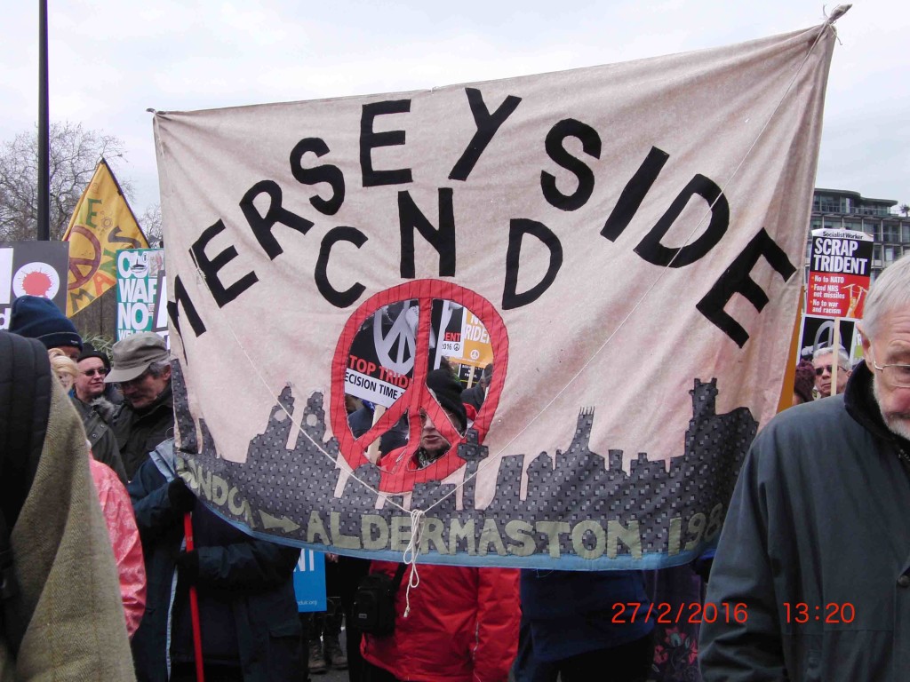 10e 27.2.16 Merseyside CND joins Stop Trident Demo in London