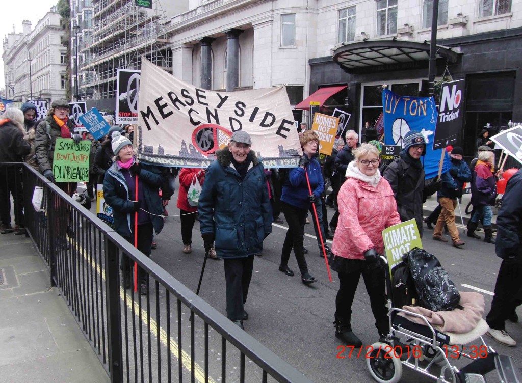 20e 27.2.16 Merseyside CND joins Stop Trident Demo in London