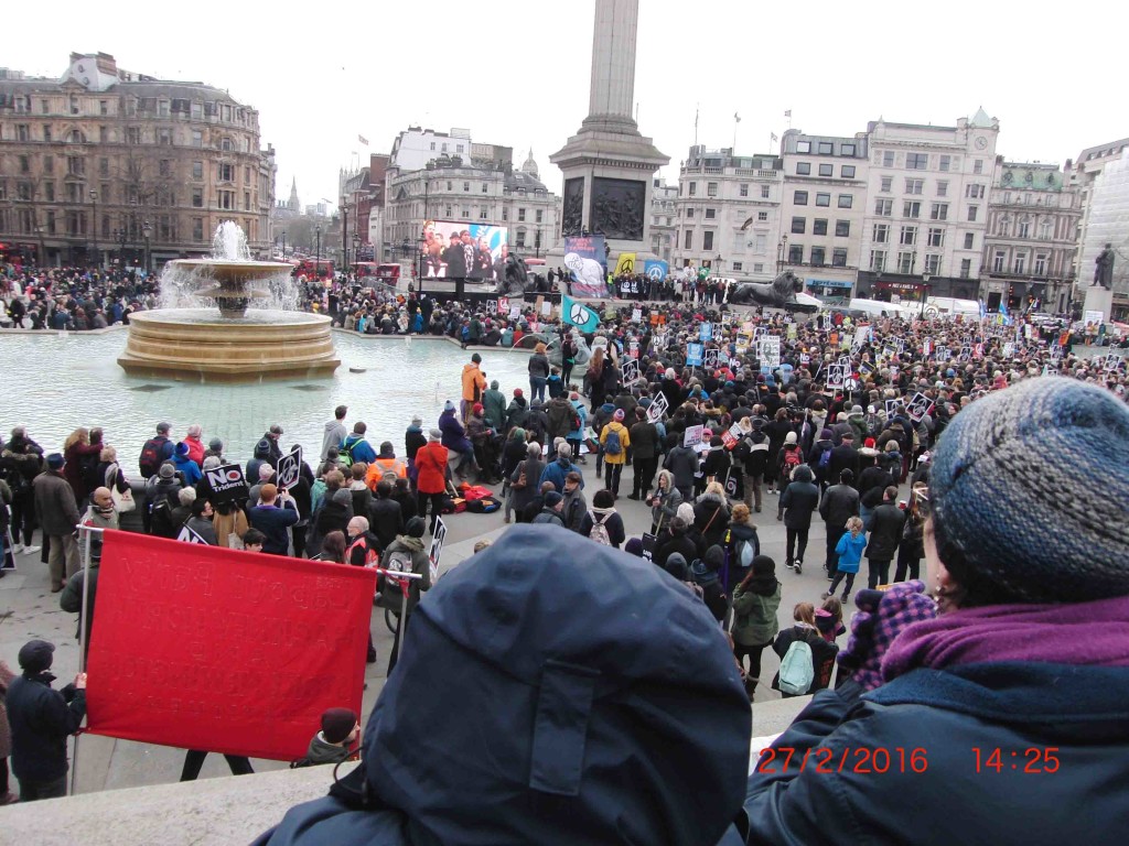 34e 27.2.16 Stop Trident Demo in London