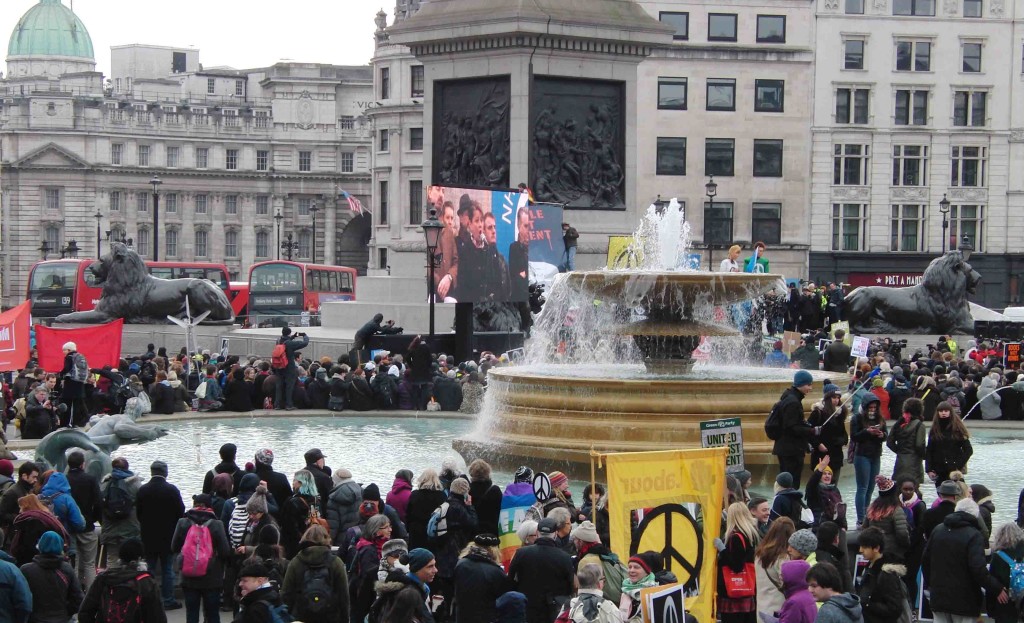 38e 27.2.16 Leanne Wood at Stop Trident Demo in London