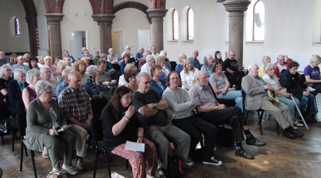 Bruce Kent meeting 9.6.18 John Usher 10 audience